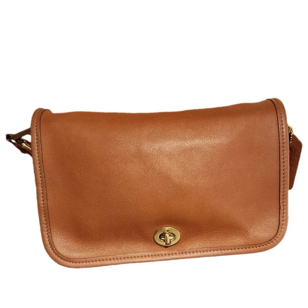 Coach Leather Crossbody Camel Leather